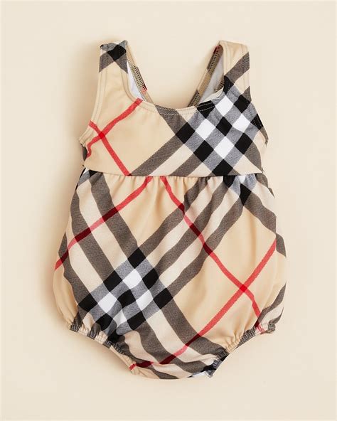 baby girl burberry swimsuit|baby girl burberry bathing suit.